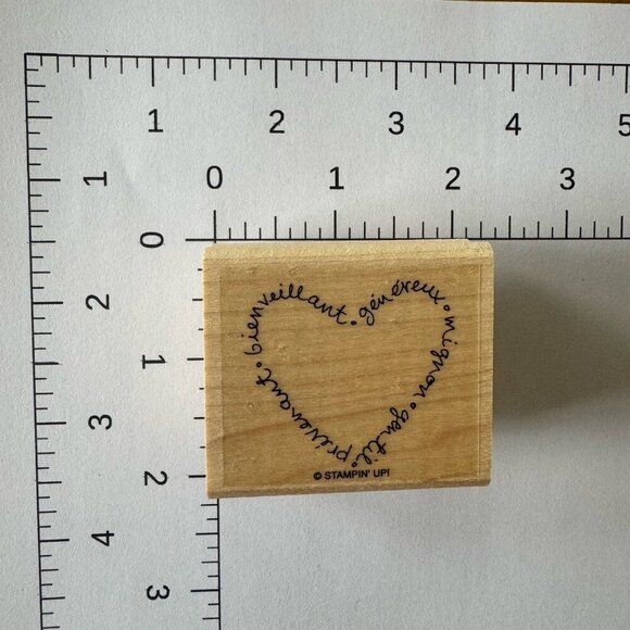 Stampin’ Up! Stamp Set SIMPLY SAID, SPRINKLES and FRIENDS TO FRIENDS French Word - Picture 10 of 16